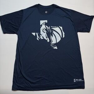 Dallas Mavericks Shirt Mens XL‎ Blue NBA Basketball Dirk Nowitzki Mavs Vs Spurs
